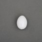 Preview: 24 Stück weiße Ostereier(Taubeneigröße) aus Kunststoff 45mm