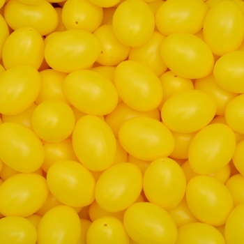 250 Ostereier aus Kunststoff Gelb 60mm