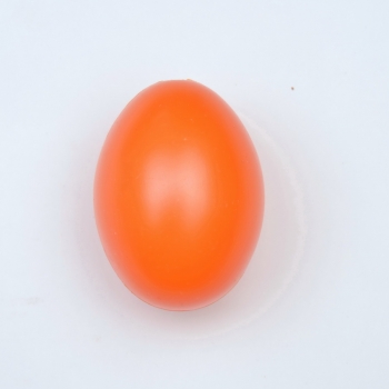 24 Ostereier aus Kunststoff Orange 60mm