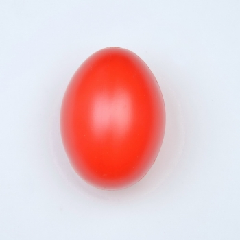 24 Ostereier aus Kunststoff Rot 60mm