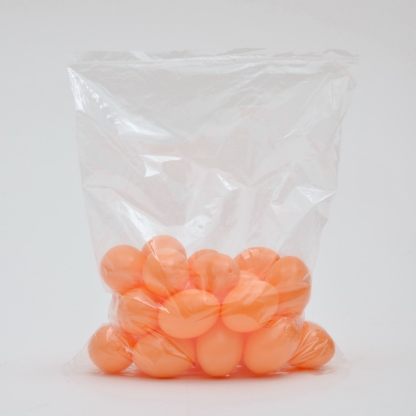 24 Ostereier aus Kunststoff Apricot 60mm