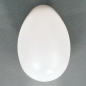 Mobile Preview: 1 XL-Osterei aus weißem Kunststoff ohne Hals 180mm