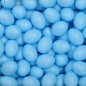 Preview: 250 Ostereier aus Kunststoff Hellblau 60mm