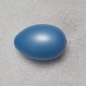 Preview: großes Osterei 14cm; hellblau/perlmutfarbig  glänzend