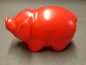 Preview: Sparschwein groß, rot  Größe 24x13cm