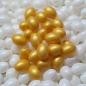 Preview: 24 Stück Ostereier aus Kunststoff Gold 60mm