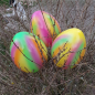Preview: XXL- Osterei 24cm regenbogenfarbig  wieder bestellbar