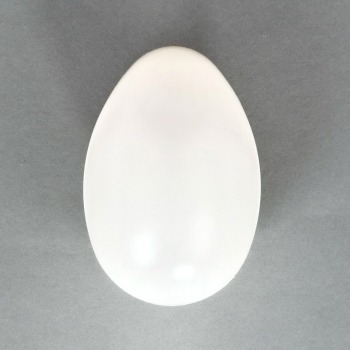 5 weiße Ostereier 12cm aus Kunststoff