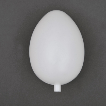 XXL-Osterei 24cm- weiß, mit Hals zum Aufstecken auf Holzstab