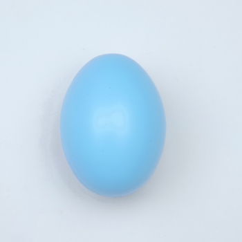 24 Ostereier aus Kunststoff Hellblau 60mm