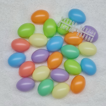 24 Stück Ostereier in pastelfarbiger Farbmischung