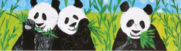 Brummstimme Panda - Antik im Hartpappe Gehäuse XXL