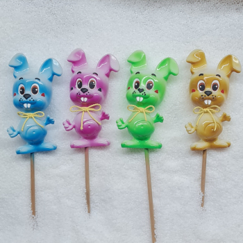 Hase "Bunny" 4er Set - lustige Dekofiguren für Gestecke