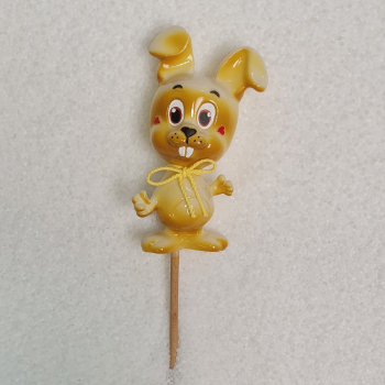Hase "Bunny" braun - lustige Dekofigur für Gestecke