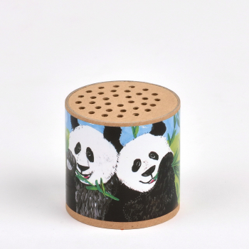 Brummstimme Panda - Antik im Hartpappe Gehäuse 6cm