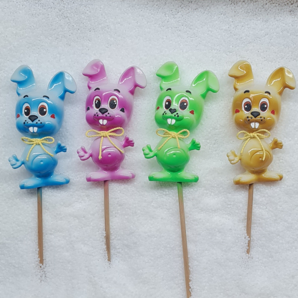 Hase "Bunny" 4er Set - lustige Dekofiguren für Gestecke